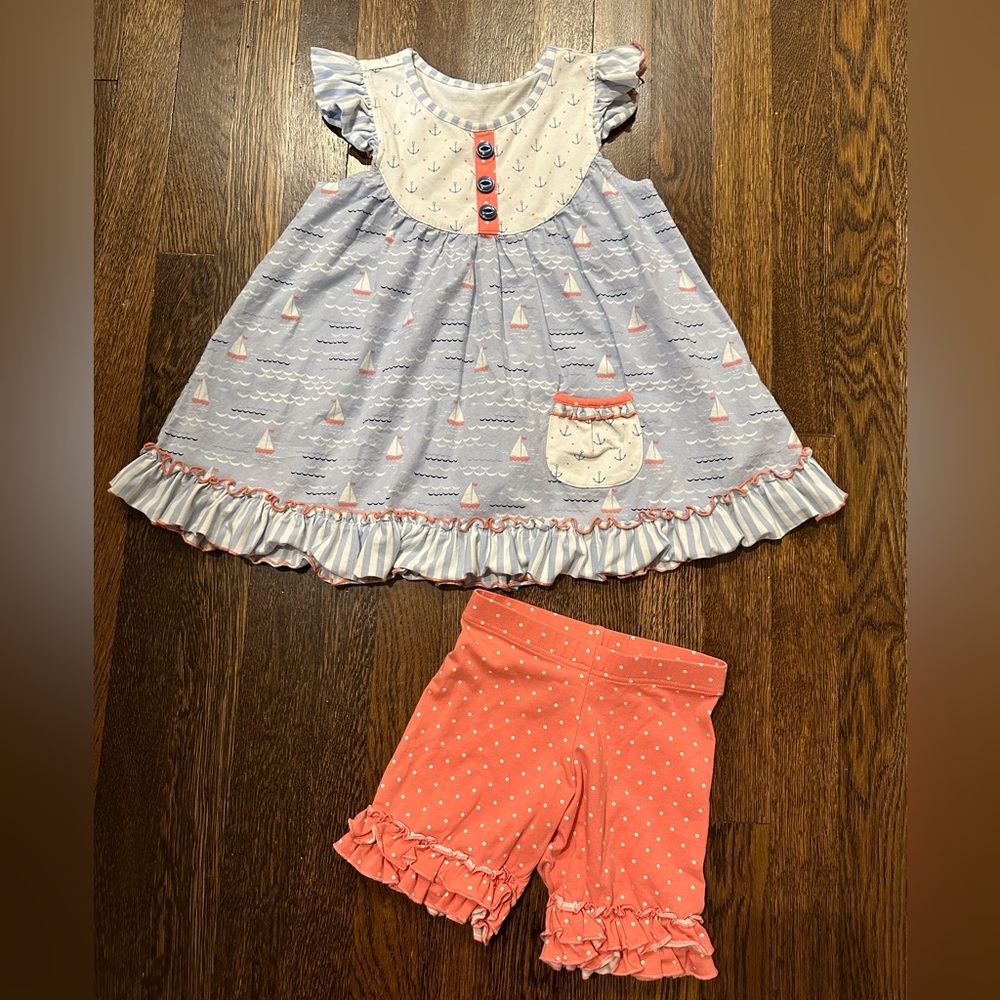 Serendipity by Shrimp and Grits tunic and shorts